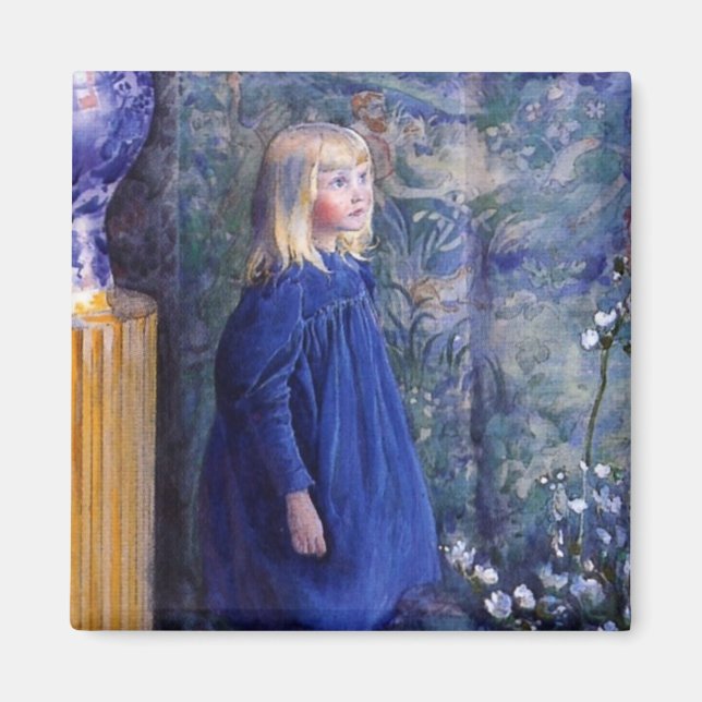 Una i Blue Dress Magnet (Framsidan)