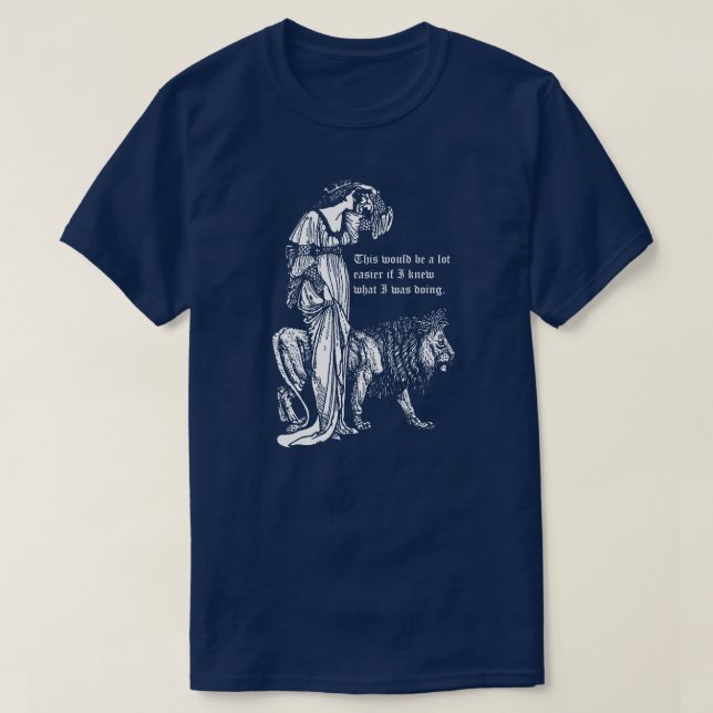 Una och Lejon T-Shirt (Design framsida)