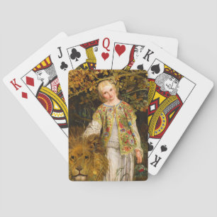 Una och Lejonare, 1860 av William Bell Scott Casinokort