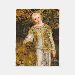 Una och Lejonare, 1860 av William Bell Scott Fleecefilt