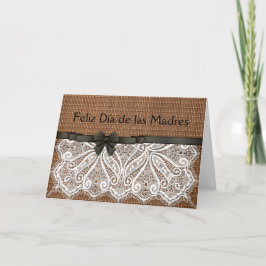 Una Tarjeta Bonita Feliz Día de las Madres Helgkort