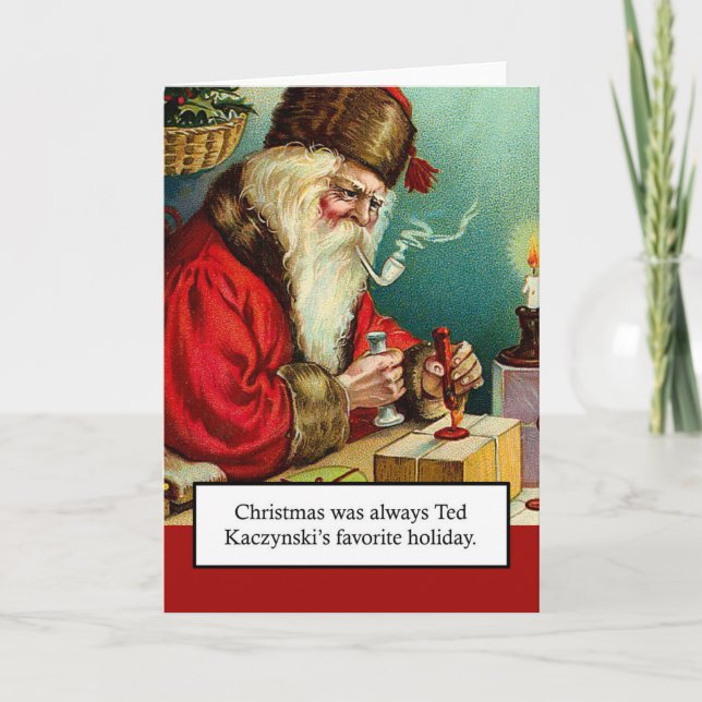 Unabomber julkort helgkort (Framsida)