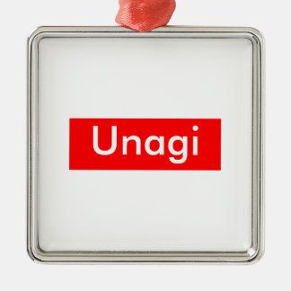 Unagi-etikett Julgransprydnad Metall