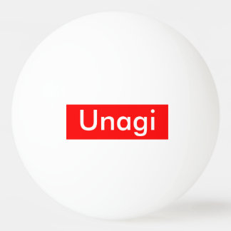 Unagi-etikett Pingisboll