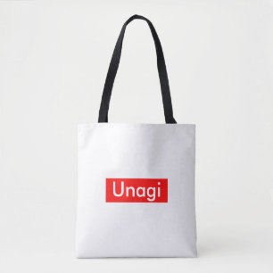 Unagi-etikett Tygkasse