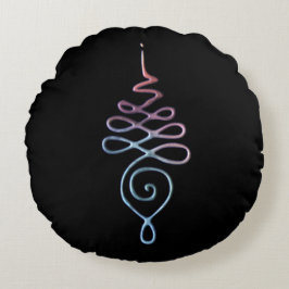 Unalome 1 rund kudde