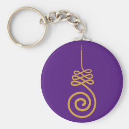 Unalome Buddhist Symbol Nyckelring
