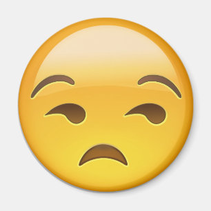 Unamused ansikte Emoji Magnet