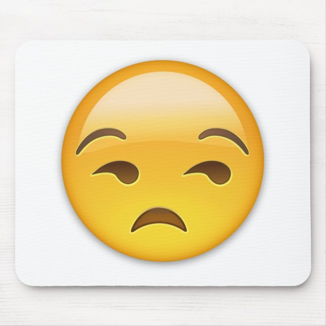 Unamused Ansikte Emoji Musmatta (Framsidan)