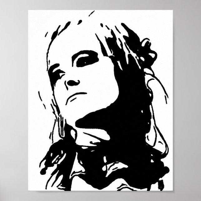 Unamused Girl Poster (Framsidan)