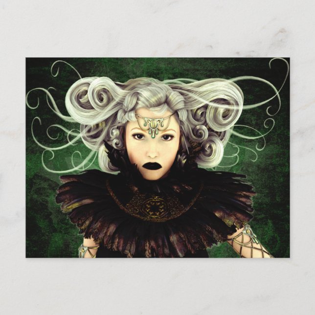 Unamused Gothic Art-vykort Vykort (Framsida)