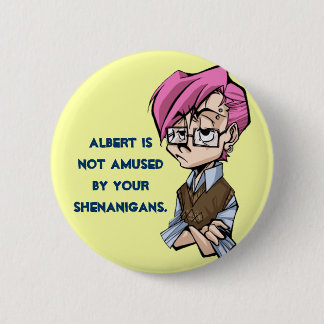 Unamused knäppas knapp