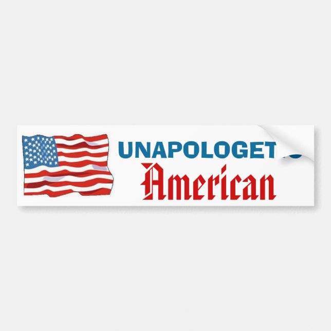 Unapologetic amerikan bildekal (Framsidan)