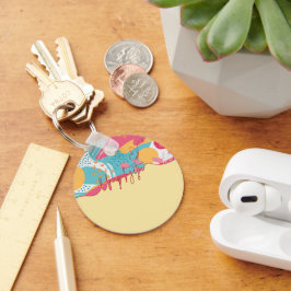 Unapologetic Bold Feminine Statement Nyckelring