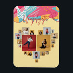 Unapologetic Personalized Feminine Photo Collage Magnet<br><div class="desc">Celebrate your story — unapologetically. This bold feminine photo collage design allows you to create a truly personal display by adding your own photos. Arrange your favorite memories, milestones, friendships, or achievements into a beautiful collage that reflects confidence, individuality, and self-expression. The modern colorful design paired with the empowering “Unapologetic”...</div>