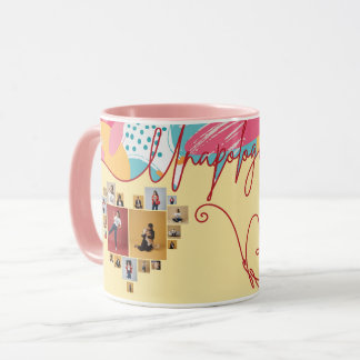 Unapologetic Personalized Feminine Photo Collage Mugg