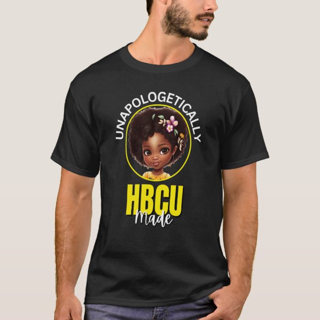 Unapologetically Black And Proud Melanin Black His T Shirt (Framsida)