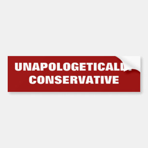 Unapologetically konservativ bildekal