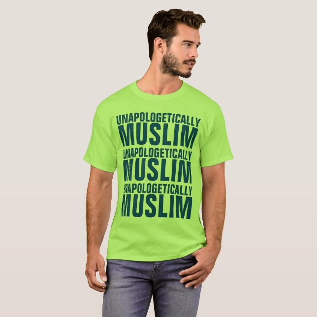 Unapologetically Muslim T Shirt (Hel framsida)