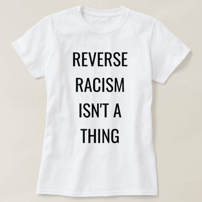 Unapologetically svart: Omvänd rasism T-shirt (Design framsida)
