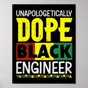 Unapologetiskt Drug Black Ingenjör Junetteonde Bl Poster