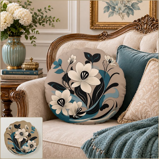 Unatum Rund Kudde (Unatum Round Pillow (Front & Back)
)