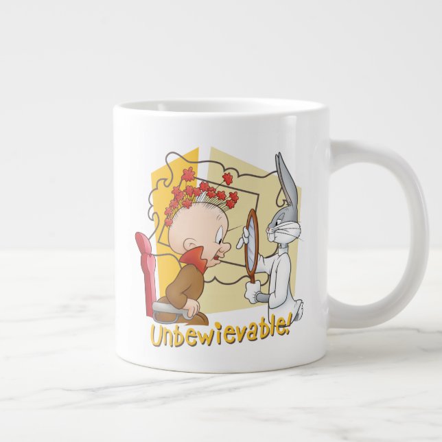 "Unbewievable" Barber KRYP BUNNY™ & Elmer Fudd Jumbo Mugg (Höger)