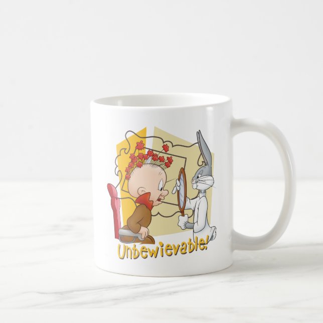 "Unbewievable" Barber KRYP BUNNY™ & Elmer Fudd Kaffemugg (Höger)