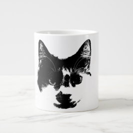 Unbothered – Ink Style Cat Jumbo Mugg
