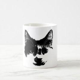 Unbothered – Ink Style Cat Kaffemugg