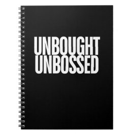 Unbought Unbossed Bold Chisholm Anteckningsbok