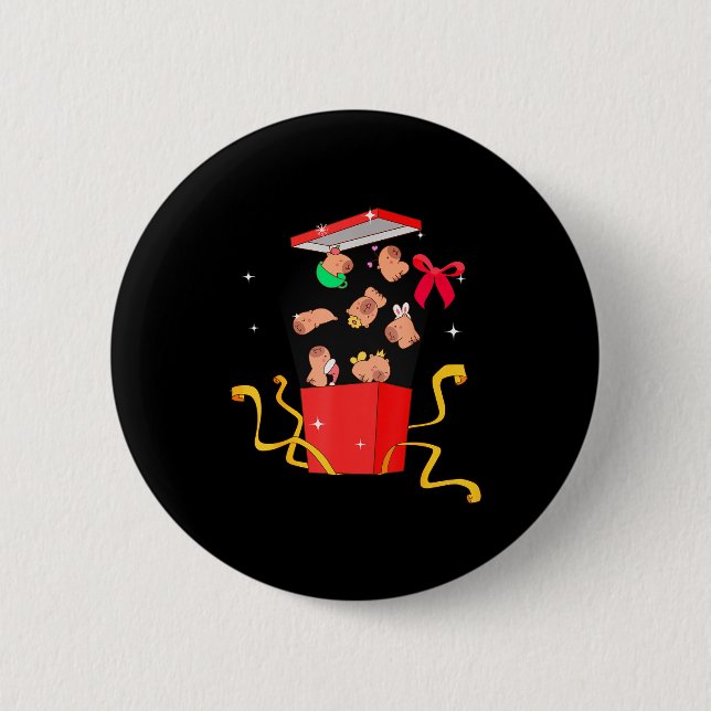 Unboxing Blind Box Capybara Pyjama Ugly Christmas  Knapp (Framsida)