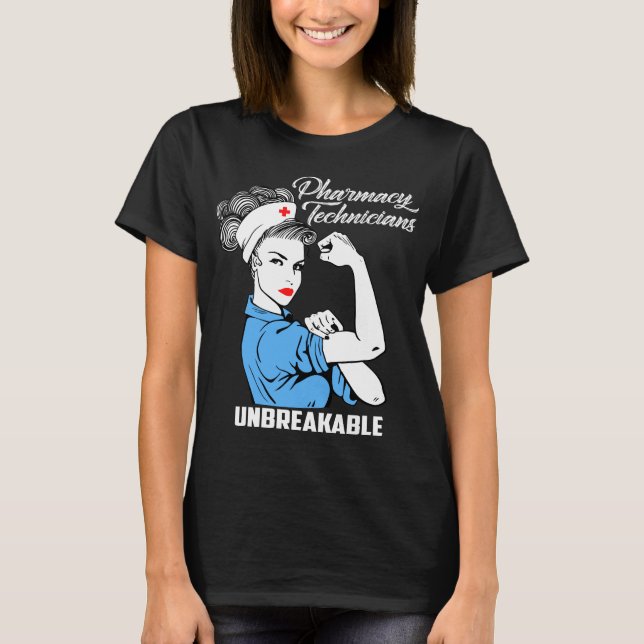 Unbreakable apotektekniker t shirt (Framsida)