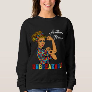 Unbreakable Autism Mama Strong Autistic Mom Autism T Shirt