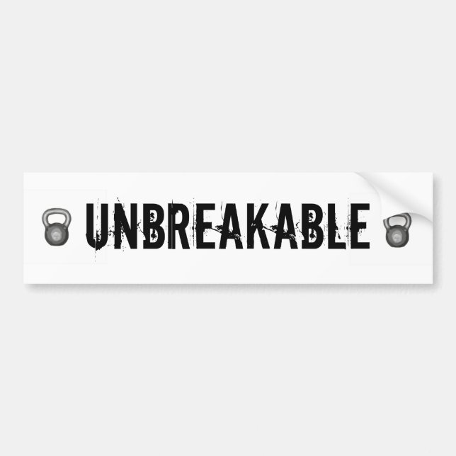 Unbreakable Bildekal (Framsidan)