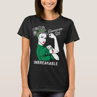 Unbreakable dominikansk flicka t shirt