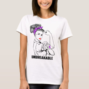 Unbreakable epilepsimamma - medvetenhet t shirt