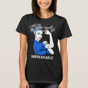 Unbreakable finlandssvensk flicka t shirt