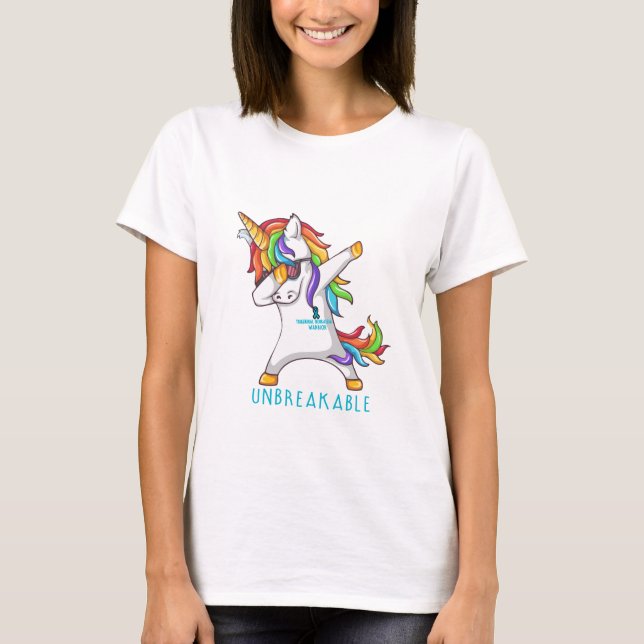 Unbreakable krigare för TrigeminalNeuralgia T Shirt (Framsida)
