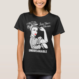 Unbreakable lungcancerkrigare t shirt