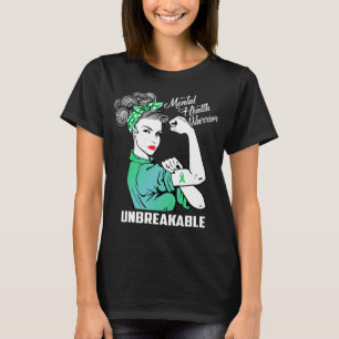 Unbreakable mental hälsakrigare t shirt