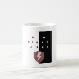 UNBREAKABLE Mug — Motivational Typography Kaffemugg