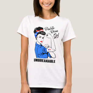 Unbreakable Puerto Rican flicka T Shirt