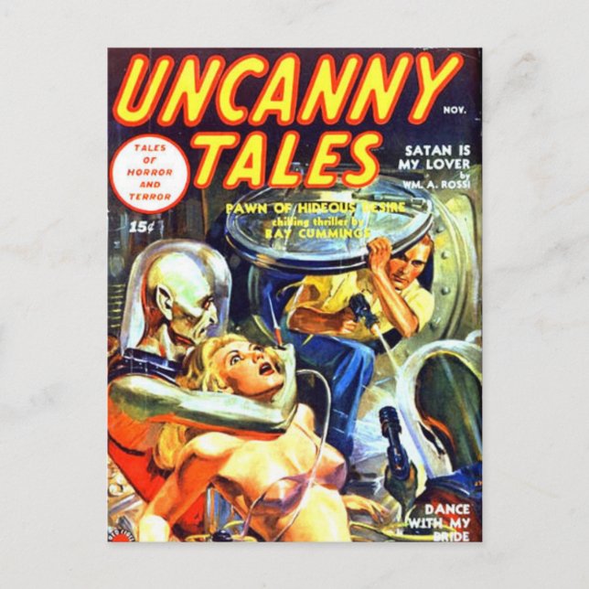 Uncanny Tales Vykort (Framsida)
