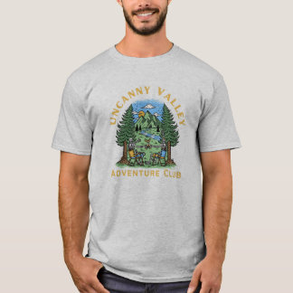 Uncanny Valley Äventyr Klubb T Shirt