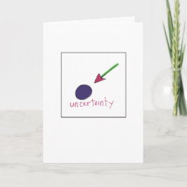 Uncertainty Greeting Card Kort