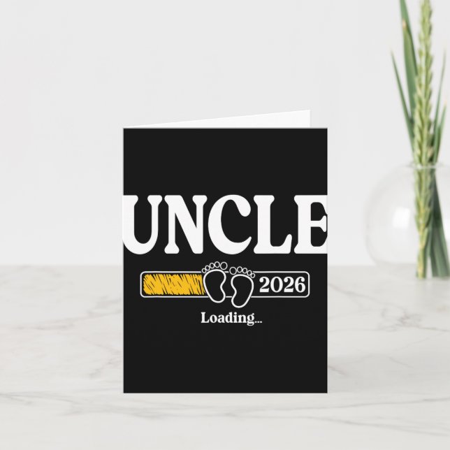 Uncle 2026 Loading Uncle Est. 2026, New Uncle 2026 Kort (Framsida)