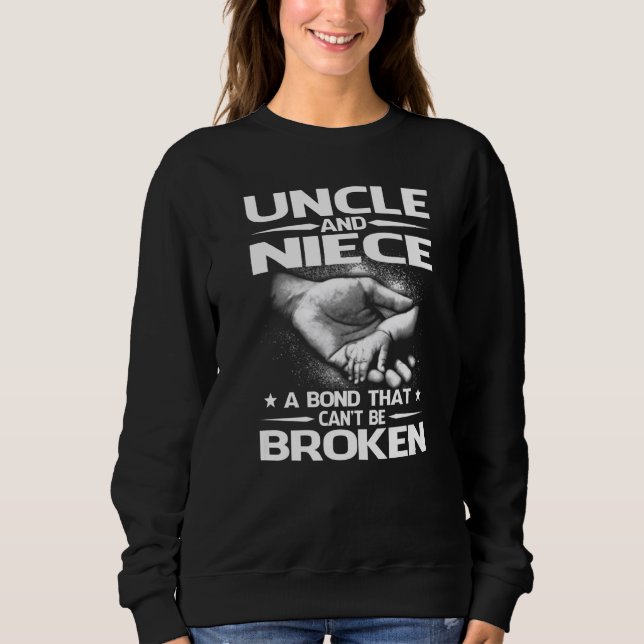 Uncle And Niece A Bond That Can't Be Broken Father T Shirt (Framsida)