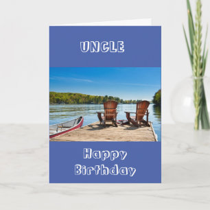 **UNCLE** ÅTNJUTA BIRTHDAY-KORTET KORT