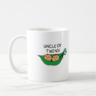Uncle av twillingarpoden kaffemugg
